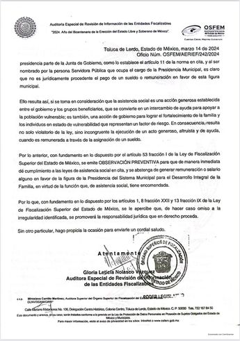 Pamela Candelaria percibió un sueldo como titular honoraria del DIF; no debía recibirlo | Especial