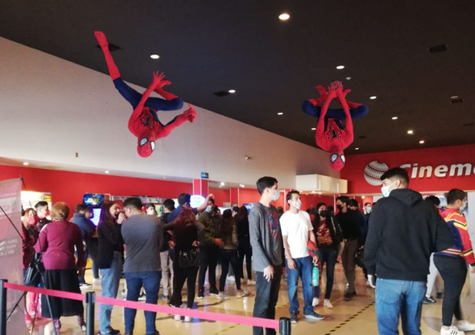 Cines de Torreón se llenan para el estreno de Spiderman No Way Home
