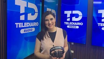 Tania Díaz, relató su experiencia en la radio. | Yarince Torres