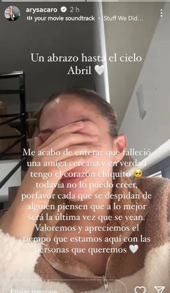 Despedida de joven fallecida. | Especial