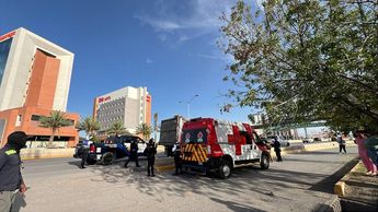 Los hechos se registraron de manera específica a la altura de la ubicación frente al hotel Ibis.