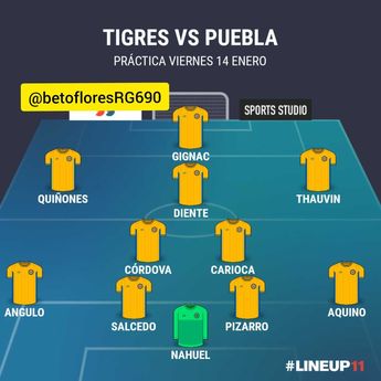 Alineación de Tigres