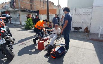Hombre que fue mordido por un perro en Guadalajara / Especial