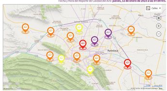 Las estaciones de monitoreo ambiental ubicadas en el noreste de San Nicolás y en el municipio de Apodaca registraron los más altos niveles de contamin