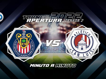 Chivas vs Atlético San Luis EN VIVO. Partido Jornada 2 Liga MX