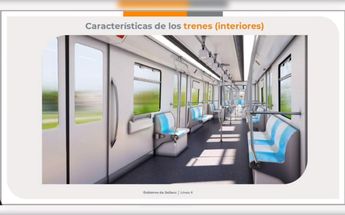 Interior de vagones de la L4 / Gobierno de Jalisco