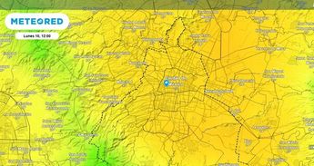 Mapa del clima para el lunes 10 de marzo en la Ciudad de México / Meteored
