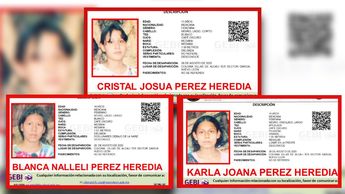 La Fiscalía General de Justicia de Nuevo León emitió reportes de búsqueda tras la desaparición de las hermanas. | Especial