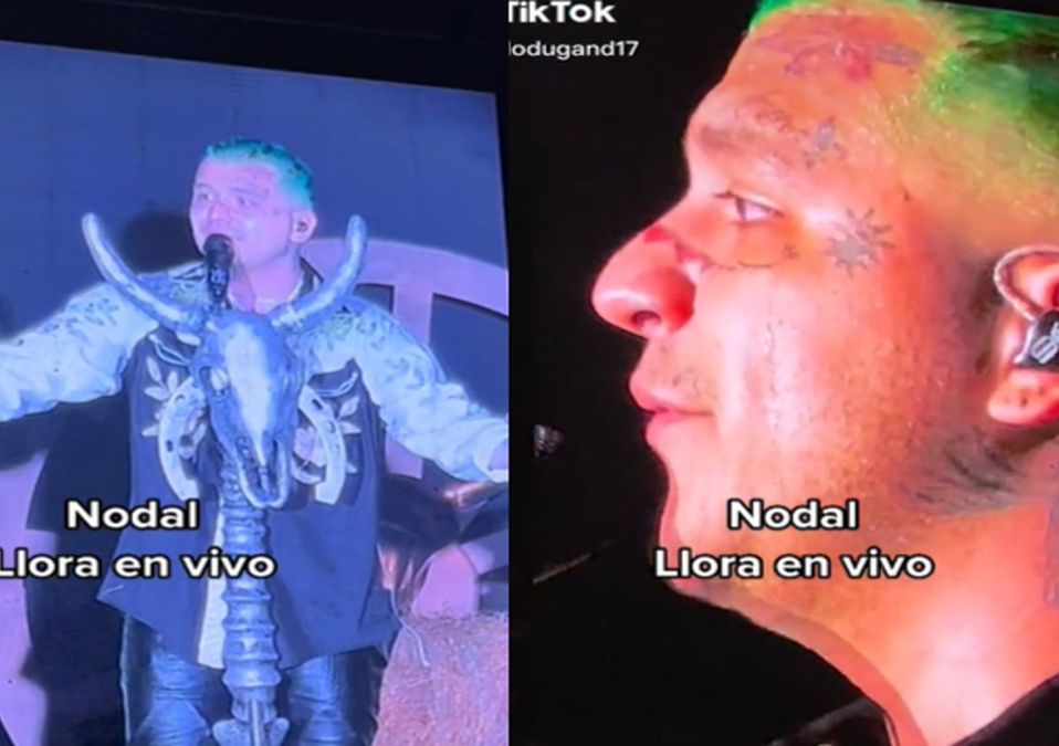 Christian Nodal brindó un mensaje durante una presentación en Colombia que lo hizo conmoverse.
