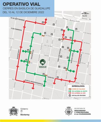 Las autoridades exhortaron a los fieles a usar el transporte público para llegar a la Basílica. | Cortesía
