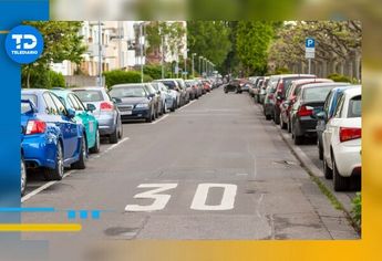 Multa por apartar lugar en la calle para estacionarse