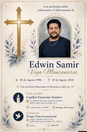 Este lunes será sepultado en un panteón en Escobedo
