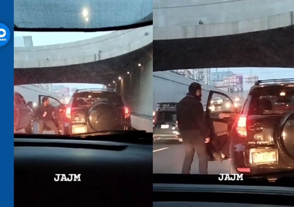 Automovilistas protagonizan pelea en plena avenida Garza Sada en Monterrey. | Especial