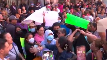 Familia de cómplice en robo de bebé se manifiesta en Durango