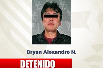 Bryan Alexandro 'N' fue detenido por comportarse agresivo e intentar agredir físicamente a los elementos de la Policía Municipal de San Andrés Cholula