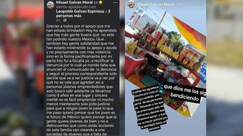 “Por más empatía y amor al prójimo, les digo que Dios me los bendiga”, publicó Misael publicó en sus redes sociales | Especial