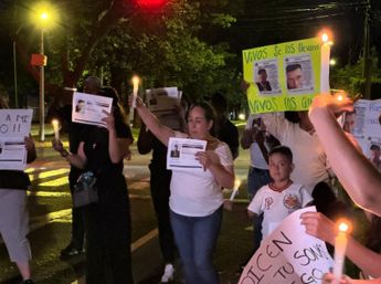 Familiares de Carlos, Jesús y Cristian señalaron que no dejarán de manifestarse hasta dar con su paradero