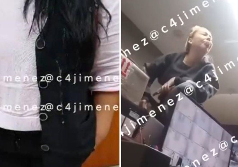 De acuerdo con Carlos Jiménez, la mujer comenzó su ataque cuando le reclamaron sobre una deuda de mantenimiento que tiene / C4 Jiménez