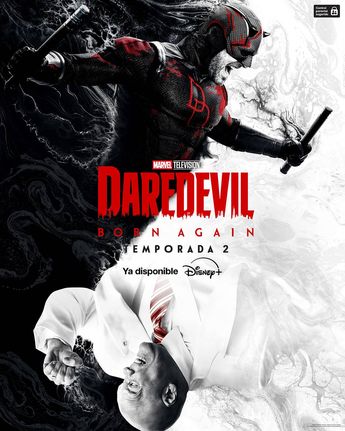 Póster de la segunda temporada de Daredevil: Born Again | Disney Plus
