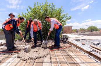 Esteban Villegas inició con el Mega Programa de Mejoramiento de vivienda