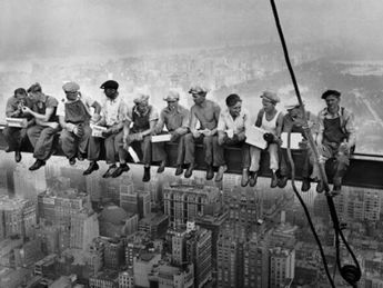 Almuerzo en lo alto de un rascacielos, 1932