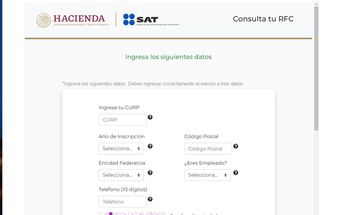 Consultar RFC. | Especial