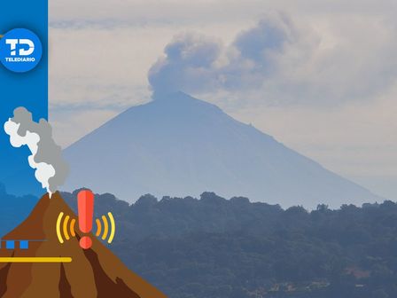 Vista al volcán Popocatépetl desde la Ciudad de México / Agencia Cuartoscuro