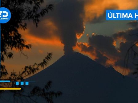 El semáforo de alerta volcánica del Popocatépetl está en Amarillo Fase 2 HOY 26 de diciembre de 2024 / Es Imagen