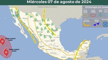 Clima México 7 agosto