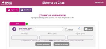 Para sacar una cita en el INE en línea es necesario ingresar algunos datos personales | INE