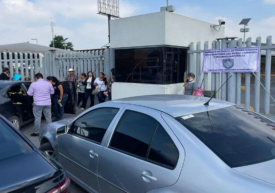 Realizan paro laboral en la Conagua en Nuevo León