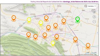 Calidad del Aire Nuevo León corte 16:000 horas.| Especial