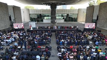 Sheinbaum presentó el Plan México en el Museo de Antropologia / Ariel Ojeda.
