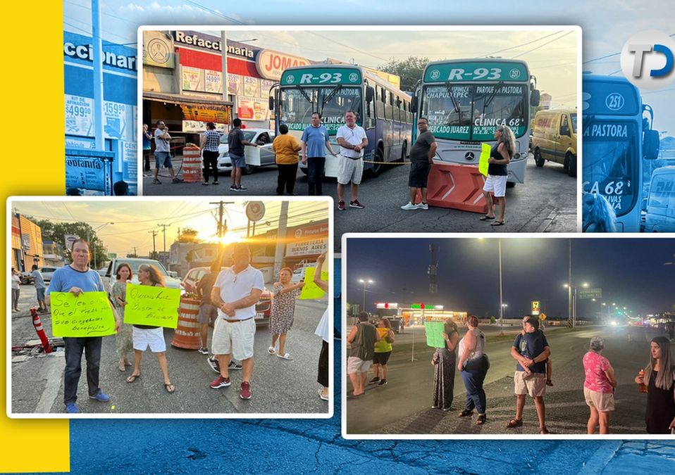 Vecinos bloquean avenidas en Nuevo León / Mayte Villasana- Monserrat Contreras