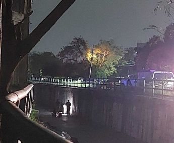 La zona fue resguardada por los elementos de la Policía municipal. | Leyda Estrada