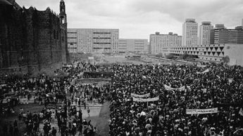Plaza de las Tres Culturas el 2 de octubre de 1968. | Cortesía