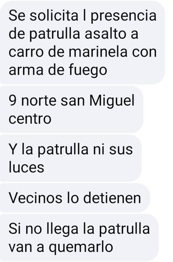Una denuncia ciudadana denunció que la autoridad demoró en llegar al sitio / Especial