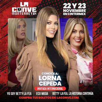 Póster de Lorna Cepeda para su visita en Monterrey. / Especial