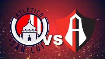 Atlético San Luis vs Atlas, partido de la Liga MX