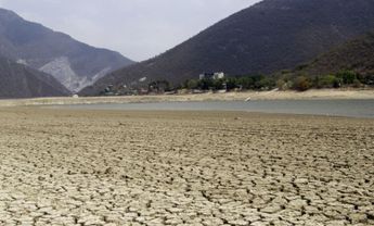 La Presa Cerro Prieto lució prácticamente vacía durante el verano de 2022. | Archivo