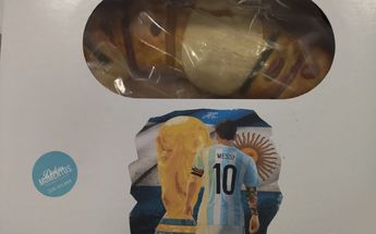 Una rosca de reyes en honor a Lionel Messi