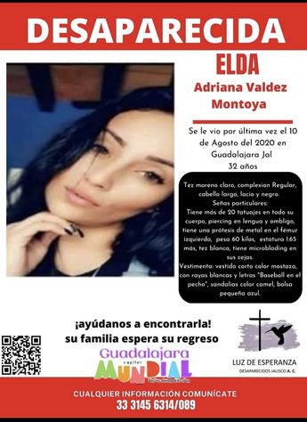 Ficha de búsqueda de Adriana