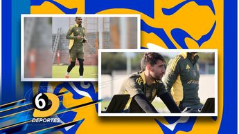 Joaquim y Gorriarán en entrenamiento regenerativo con Tigres / @TigresOficial