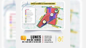 Las restricciones vehiculares iniciarán desde la tarde de este lunes de cara al encuentro programado a las 19:00 horas. | Cortesía