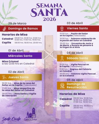 Las misas y actos litúrgicos en Saltillo forman parte de las tradiciones más representativas de Semana Santa en la región.