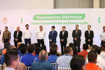 Samuel García acudió a un evento relativo a la movilidad y el transporte en Nuevo León. | Sandra González