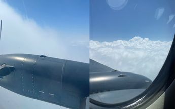 Avión King Air de la Fuerza Aérea regresa a NL; ahora bombardea nubes ante sequía / Víctor González