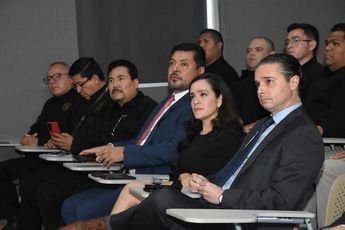 Autoridades de la Fiscalía General de Justicia del Estado. | Orlando Maldonado