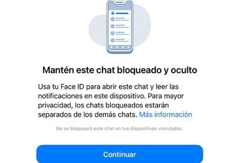 Bloqueo chats WhatsApp