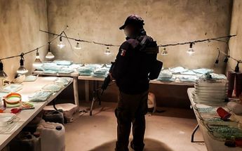 Las autoridades aseguraron un laboratorio en el que se preparaban drogas / Cuartoscuro.